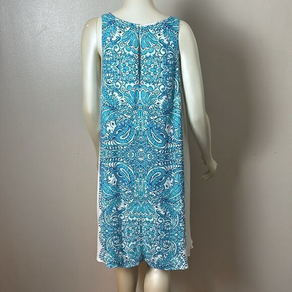 Lilly Pulitzer Women's Resort White Tipsy Tusk Sleeveless Dress l XL extra large - Picture 3 of 9